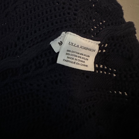 ULLA JOHNSON NAVY BLUE SWEATER SIZE MEDIUM - Picture 6 of 6